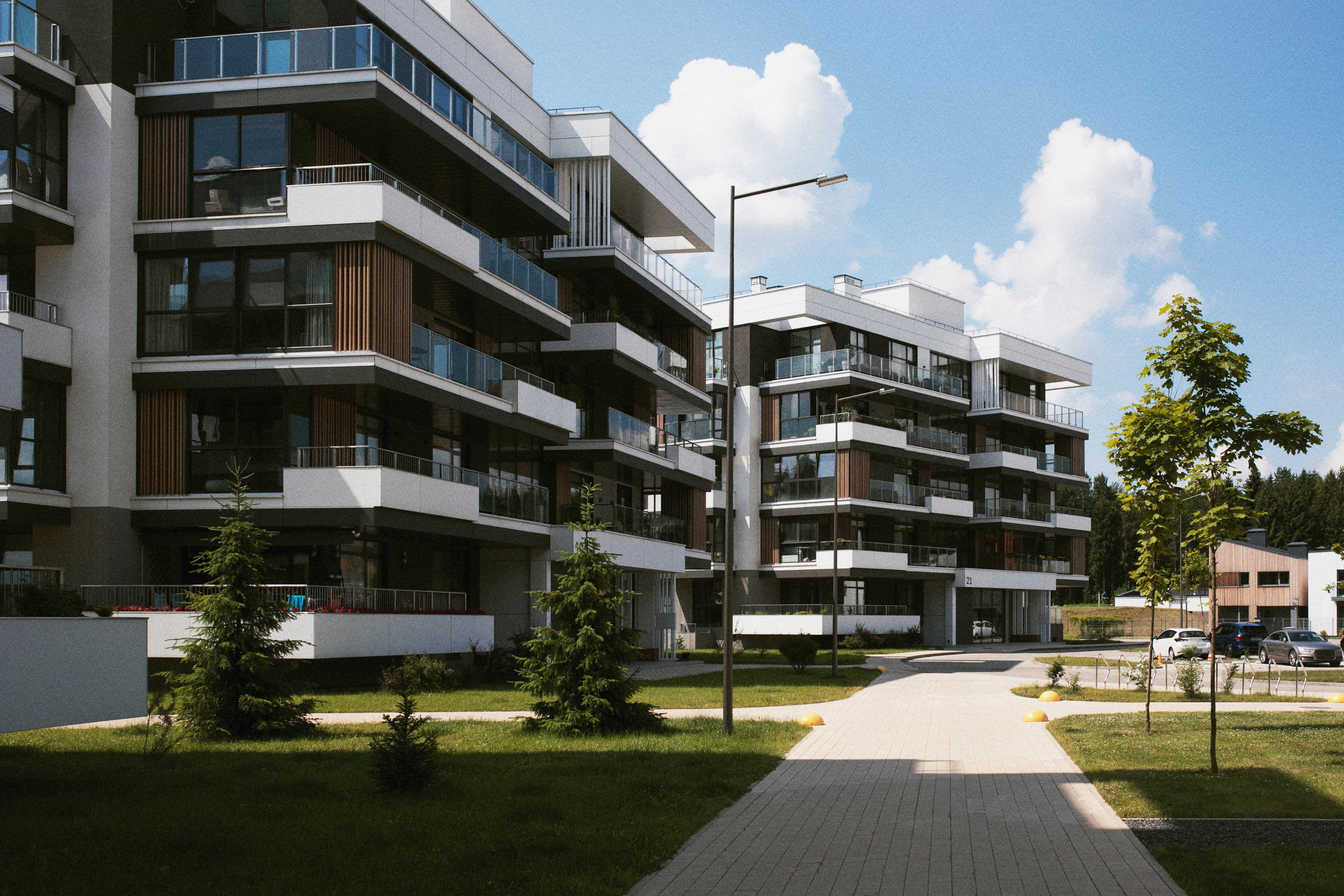 Modern residential building