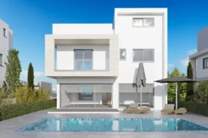 Villas with pools 300m from the sea, Oroklini