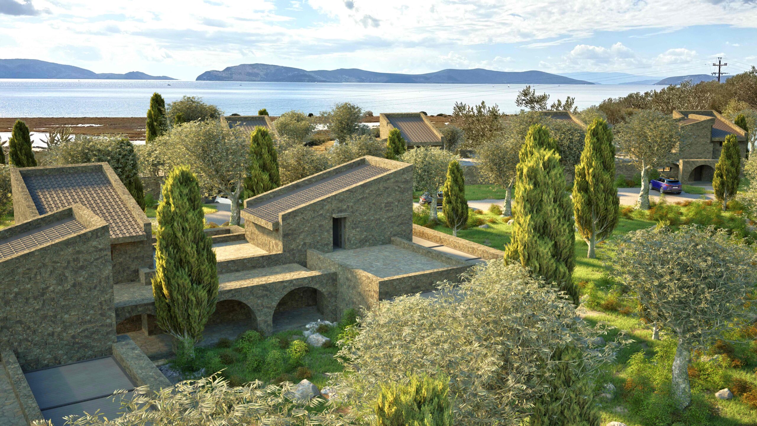 Villa with a sea view in Ermioni